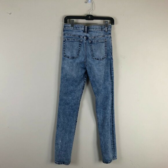 Old Navy 16 Karate Jeans Straight Leg Light Wash Denim Flex Max Youth Boy - Picture 2 of 7